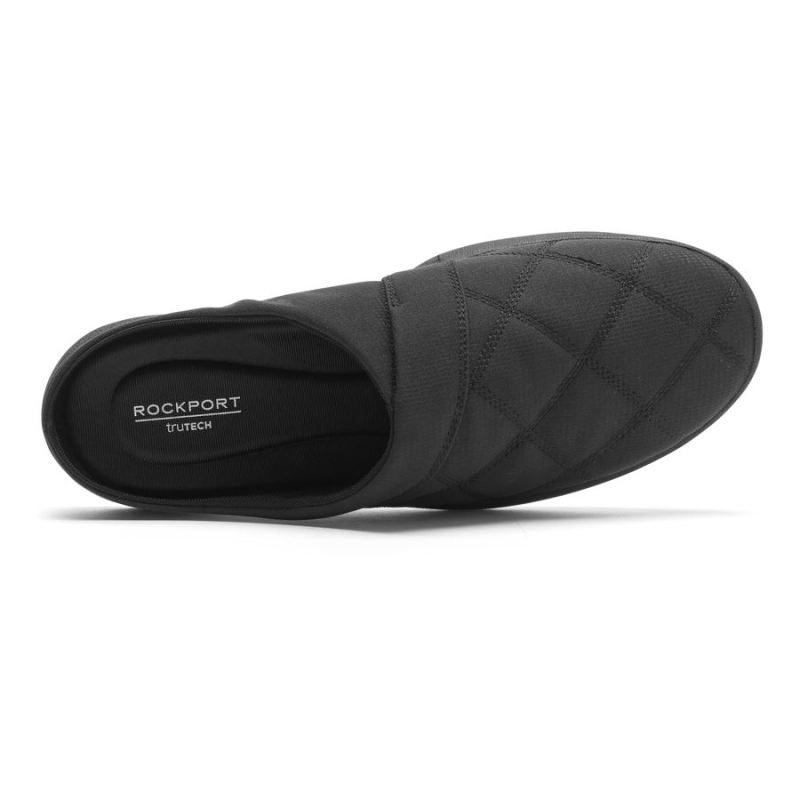 MULE LAVÁVEL ROCKPORT FEMININO JAIME - PRETO ACOLCHOADO