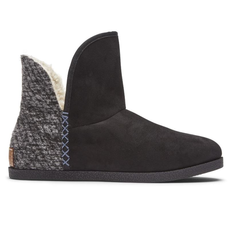 BOTA CHINELA TRUTECH VEDA FEMININA ROCKPORT - PRETO CINZA