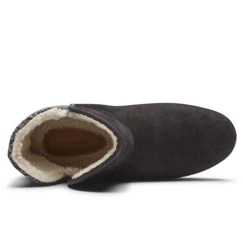 BOTA CHINELA TRUTECH VEDA FEMININA ROCKPORT - PRETO CINZA
