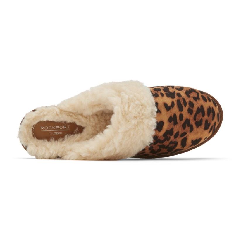CHINELO TRUTECH VEDA SLIDE FEMININO ROCKPORT - LEOPARDO