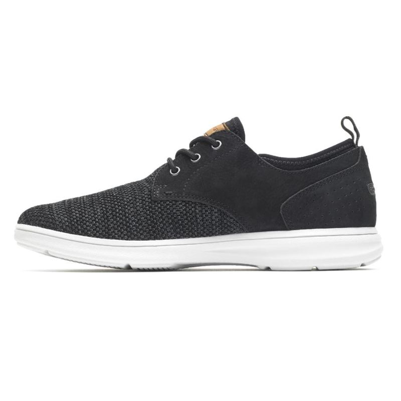 TÊNIS ROCKPORT MASCULINO ZADEN BICO LISA OXFORD PRETO NUBUCK/MACHINE