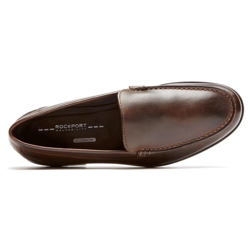 MOCASSINO MASCULINO ROCKPORT CLASSIC VENETIAN - MARROM ESCURO