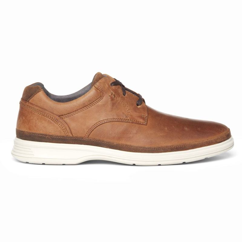 Sapato Social Masculino Rockport Sports 2 Go Bico Liso - Novo Caramelo