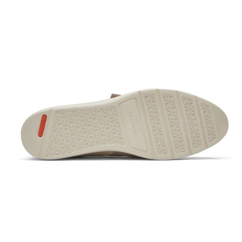 TÊNIS TOTAL MOTION LILLIE COM ZÍPER LATERAL Feminino ROCKPORT - BAUNILHA