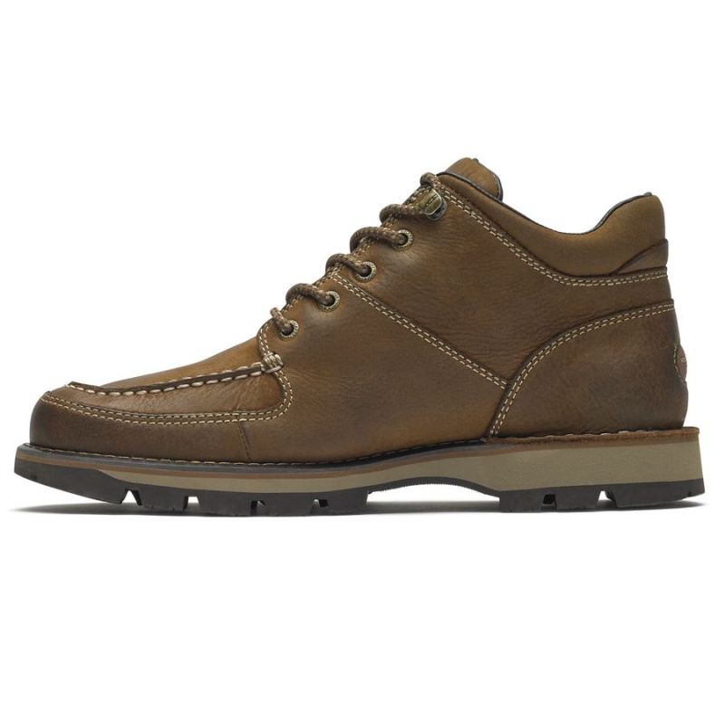 BOTA MASCULINA ROCKPORT UMBWE II IMPERMEÁVEL CHUKKA - COURO BOSTON BEGE