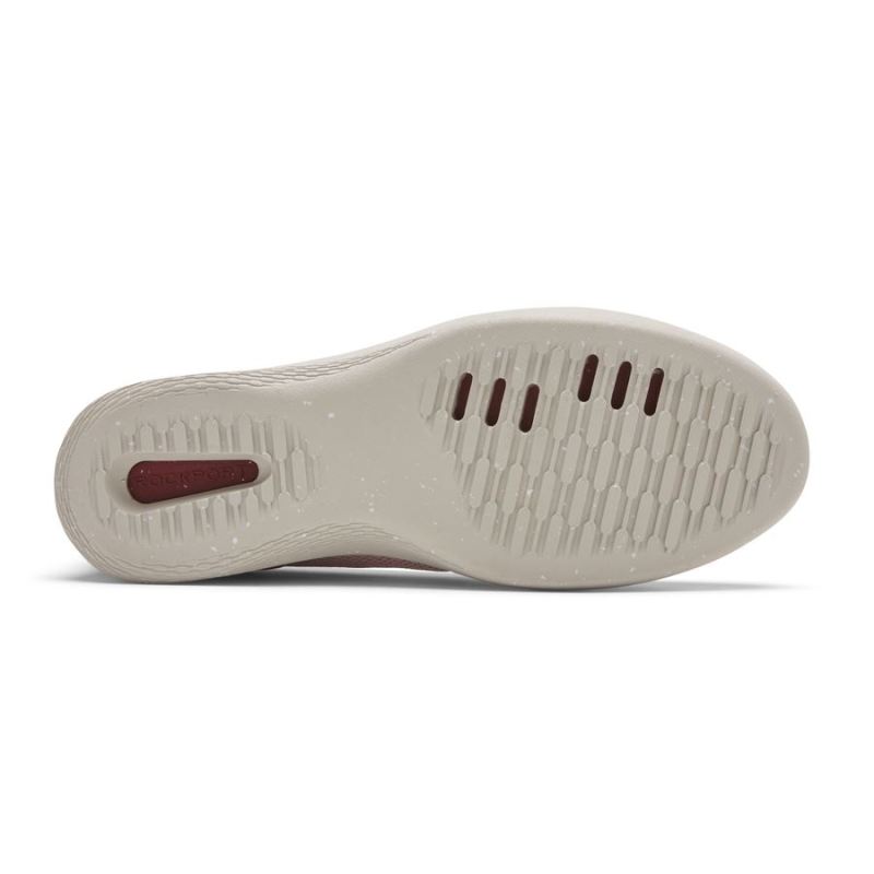 ROCKPORT TRUFLEX FLY KNIT BALLET FEMININO - ROSA PLANO - MALHA LAVÁVEL