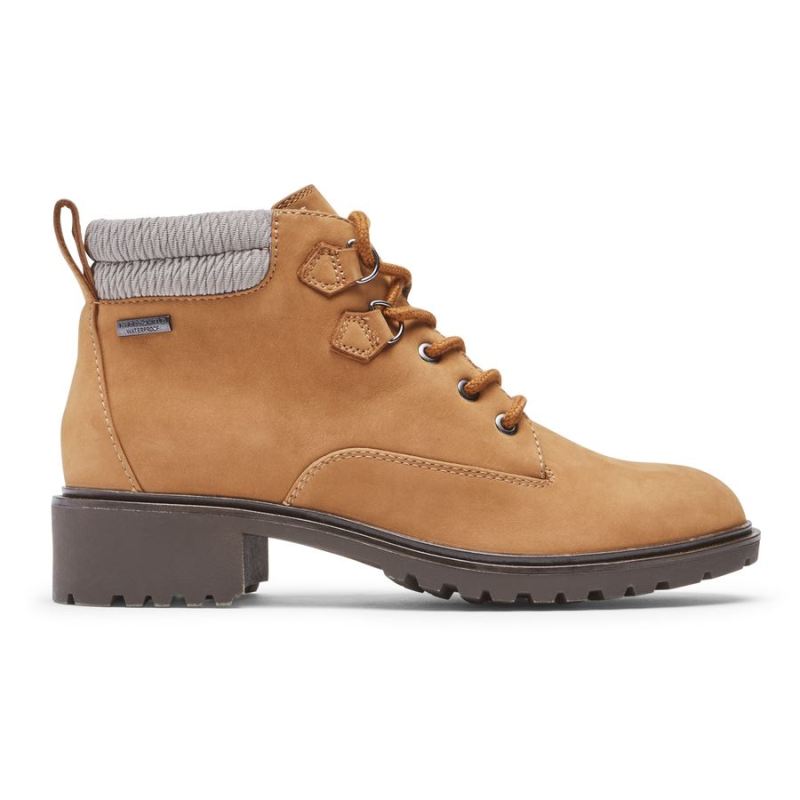 MOCASSINO RYLEIGH HIKER ROCKPORT FEMININOBOTA-IMPERMEÁVEL-CAJU