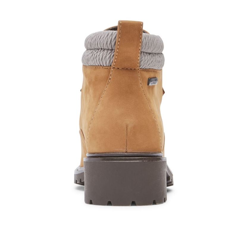 MOCASSINO RYLEIGH HIKER ROCKPORT FEMININOBOTA-IMPERMEÁVEL-CAJU