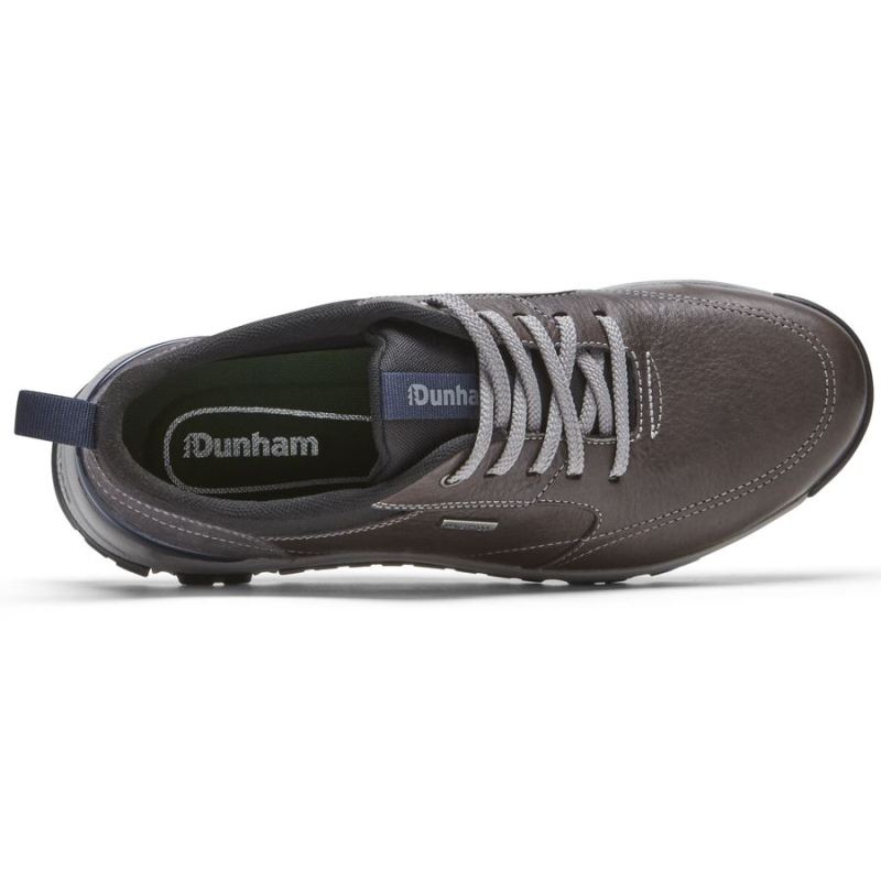 BOTA ROCKPORT MASCULINA GLASTONBURY UBAL - IMPERMEÁVEL - CINZA AÇOCOURO/CAMURÇA