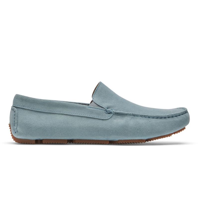 MOCASSINO MASCULINO RHYDER VENETIAN ROCKPORT - CAMURÇA AZUL CLARO
