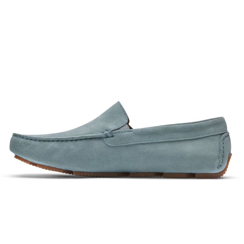 MOCASSINO MASCULINO RHYDER VENETIAN ROCKPORT - CAMURÇA AZUL CLARO