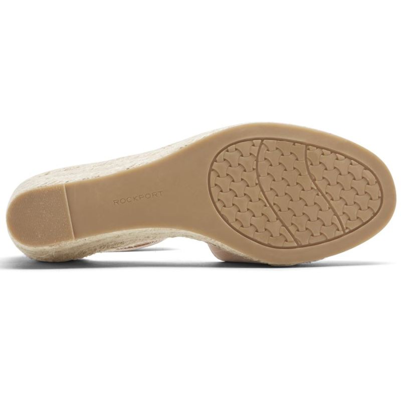 ROCKPORT SANDÁLIA MARAH COM TIRA NO TORNOZELO FEMININA - Blush