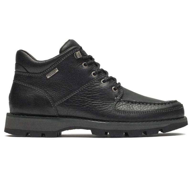 BOTA MASCULINA UMBWE II IMPERMEÁVEL CHUKKA ROCKPORT - COURO PRETO