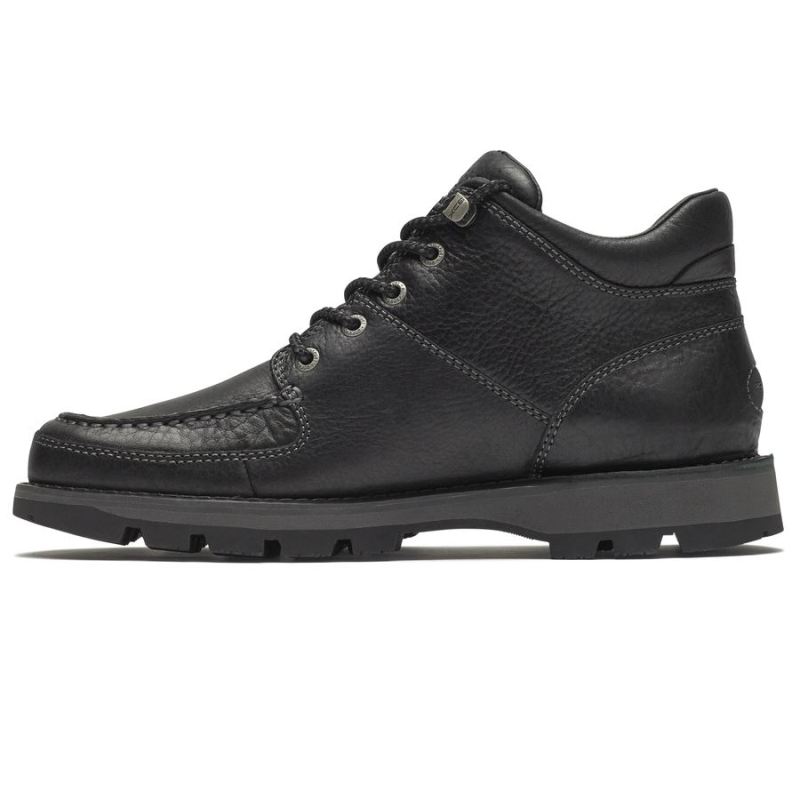 BOTA MASCULINA UMBWE II IMPERMEÁVEL CHUKKA ROCKPORT - COURO PRETO