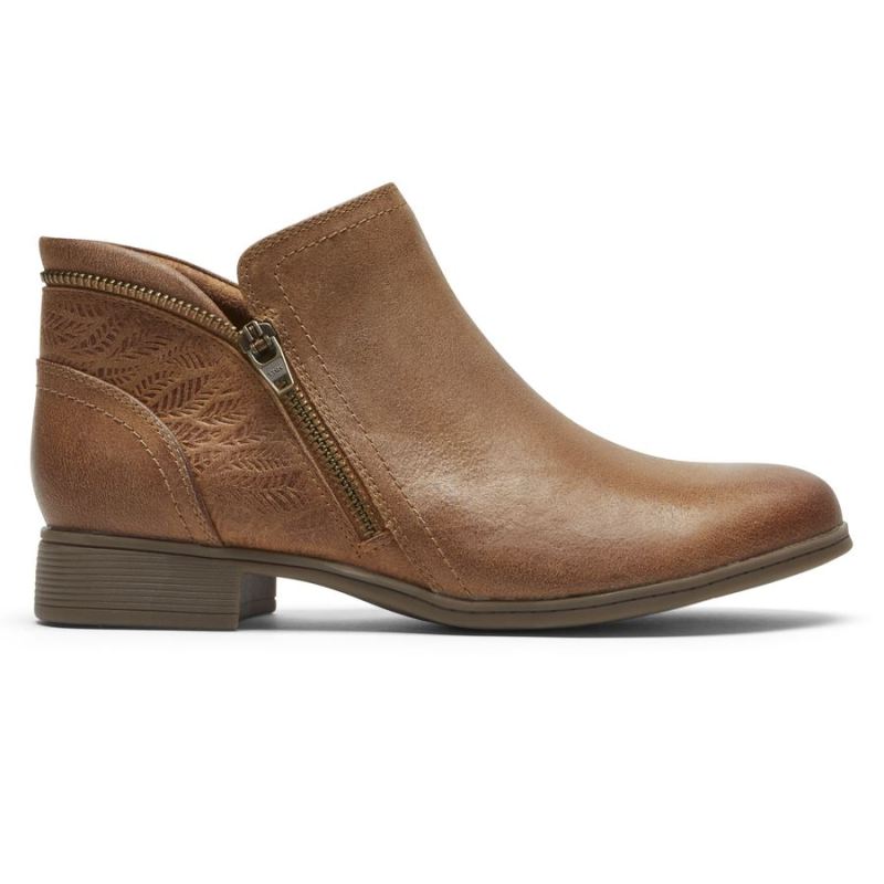 BOTAS ROCKPORT COBB HILL CROSBIE FEMININAS - BEGE