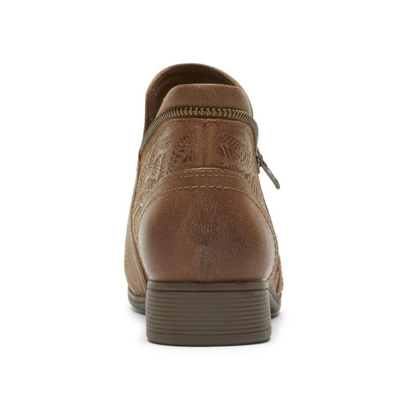 BOTAS ROCKPORT COBB HILL CROSBIE FEMININAS - BEGE