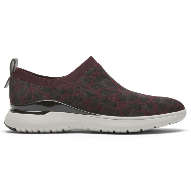 BOTA ROCKPORT TOTAL MOTION SPORT CANO ALTO - OXBLOOD LEOPARD