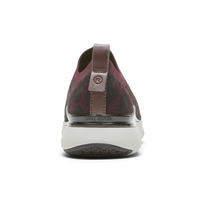 BOTA ROCKPORT TOTAL MOTION SPORT CANO ALTO - OXBLOOD LEOPARD