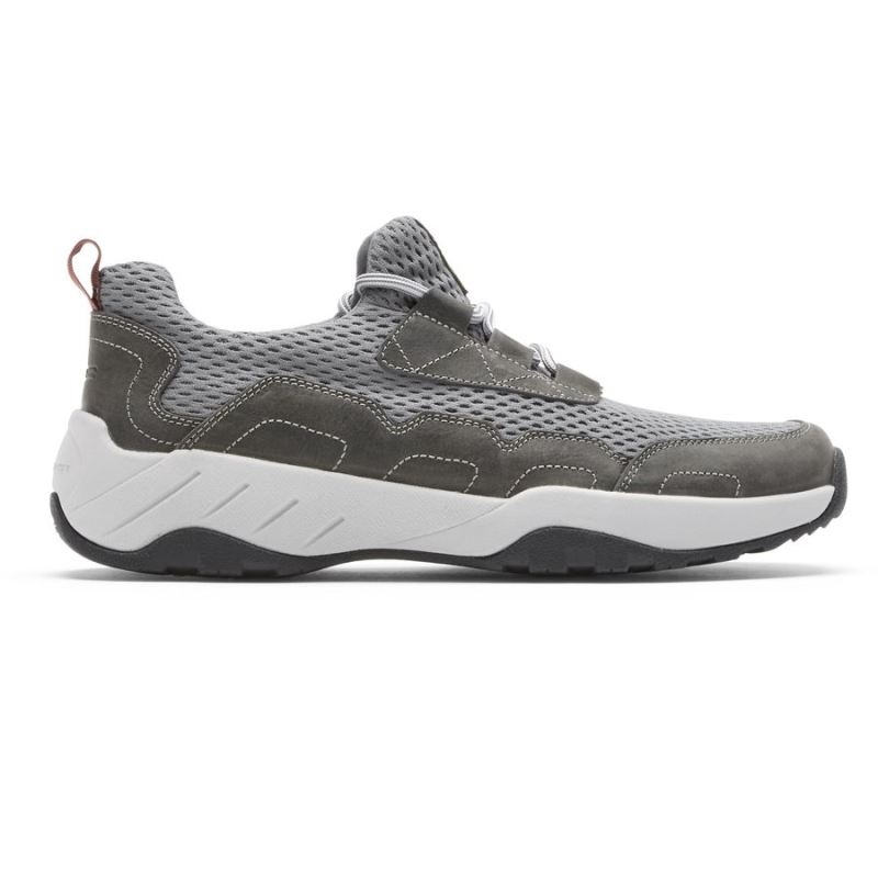 TÊNIS ROCKPORT XCS SPRUCE PEAK SLIP-ON MASCULINO - COURO CINZAMESH