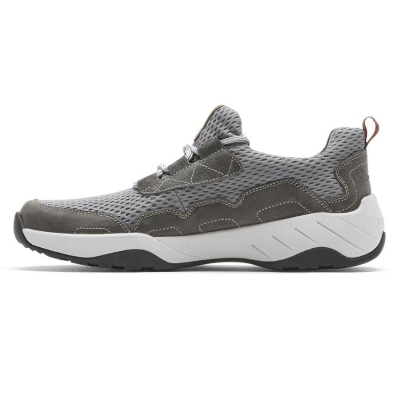 TÊNIS ROCKPORT XCS SPRUCE PEAK SLIP-ON MASCULINO - COURO CINZAMESH
