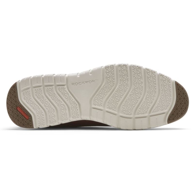 Sapato Oxford Masculino Rockport Total Motion Sport com Biqueira Lisa - Avelã