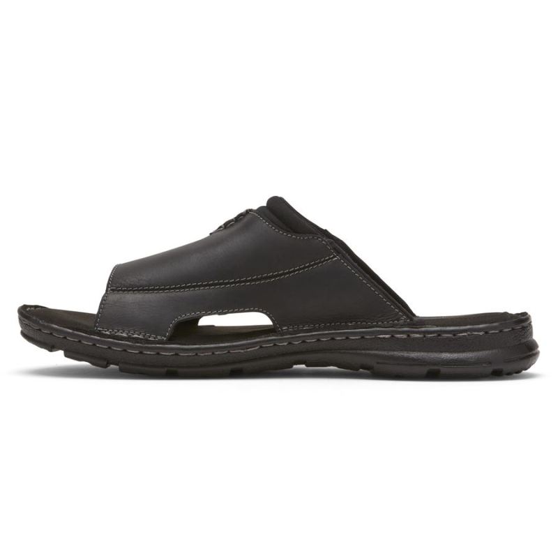 ROCKPORT DARWYN 2 SLIDE MASCULINO - COURO PRETO II