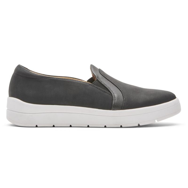 Slip-on feminino ROCKPORT TRUFLEX NAVYA - Preto