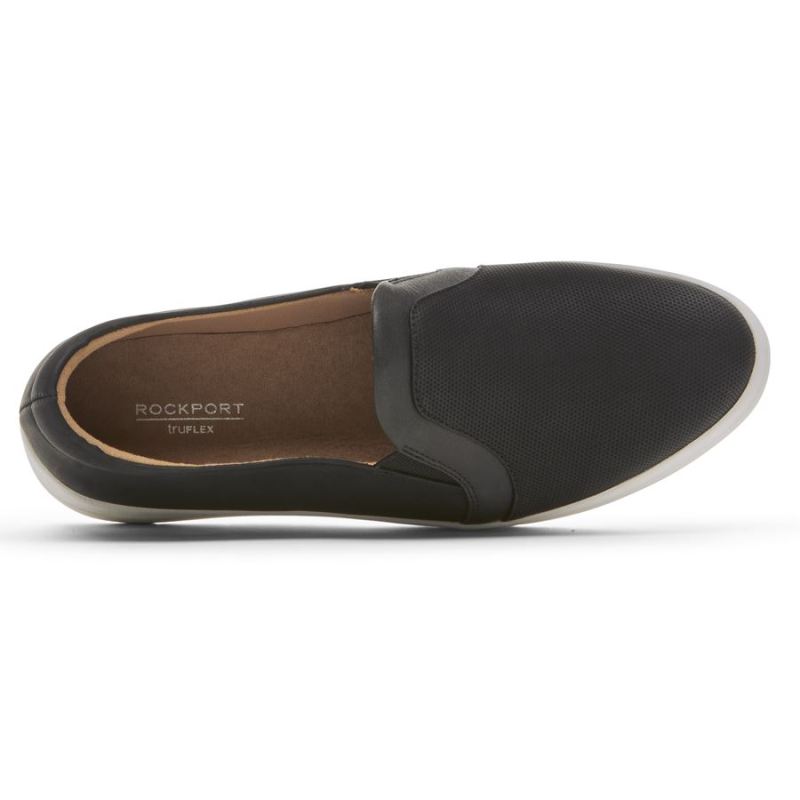 Slip-on feminino ROCKPORT TRUFLEX NAVYA - Preto