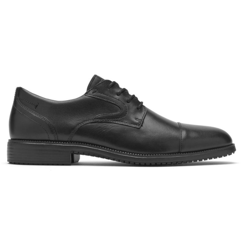 ROCKPORT TOTAL MOTION DRESSPORT MASCULINO COM BICO OXFORD-PRETO