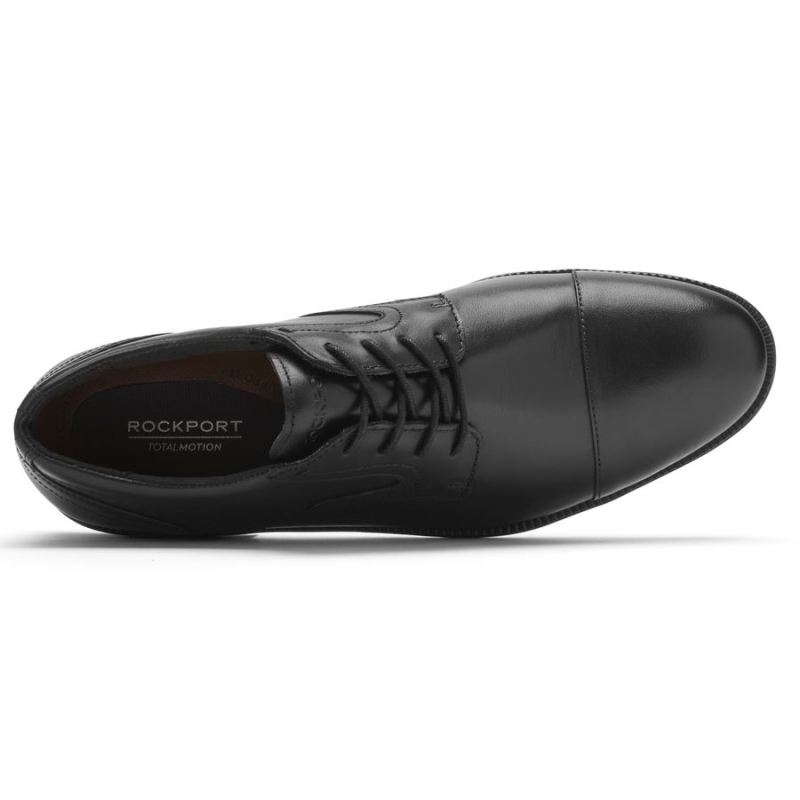 ROCKPORT TOTAL MOTION DRESSPORT MASCULINO COM BICO OXFORD-PRETO