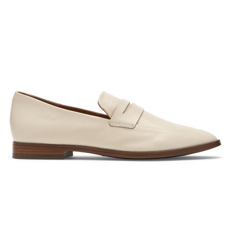 Mocassim Perpetua Classic Penny Feminino Rockport - Baunilha