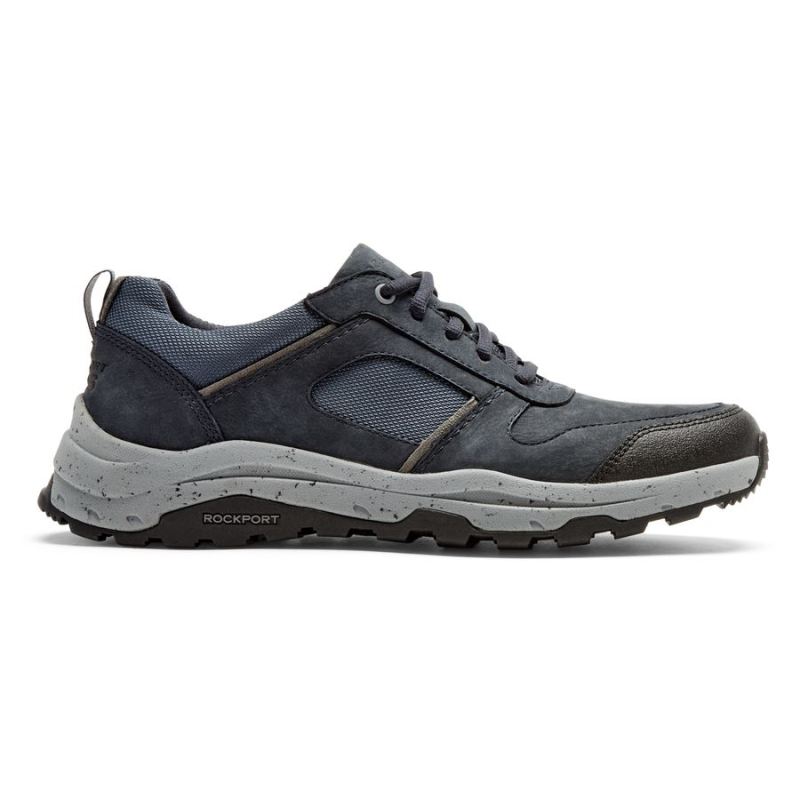 ROCKPORT XCS PATHWAY MASCULINO IMPERMEÁVEL UBAL TREKKER - NUBUCK MARINHO