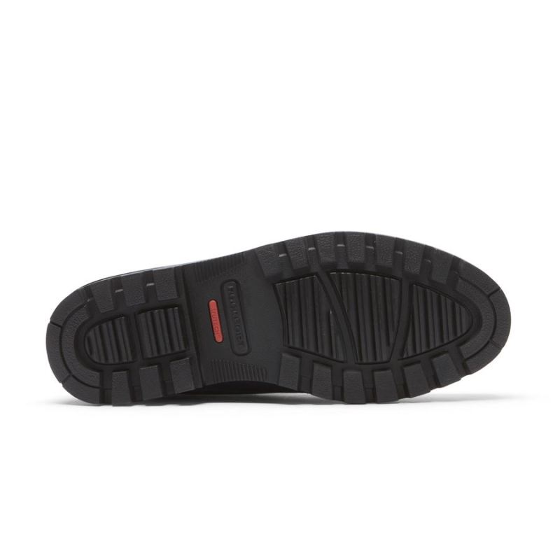 BOTA MASCULINA ROCKPORT RESISTENTE ÀS INTEMPÉRIES - IMPERMEÁVEL - CAMURÇA MARINHO