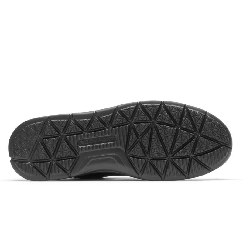 TÊNIS ROCKPORT MASCULINO TRUFLEX CAYDEN COM BICO LISO - COURO PRETO