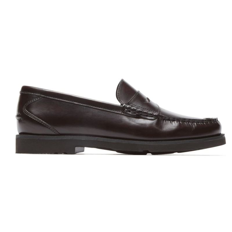 ROCKPORT MODERN PREP PENNY LOAFER - BURGUNDY