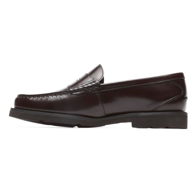ROCKPORT MODERN PREP PENNY LOAFER - BURGUNDY