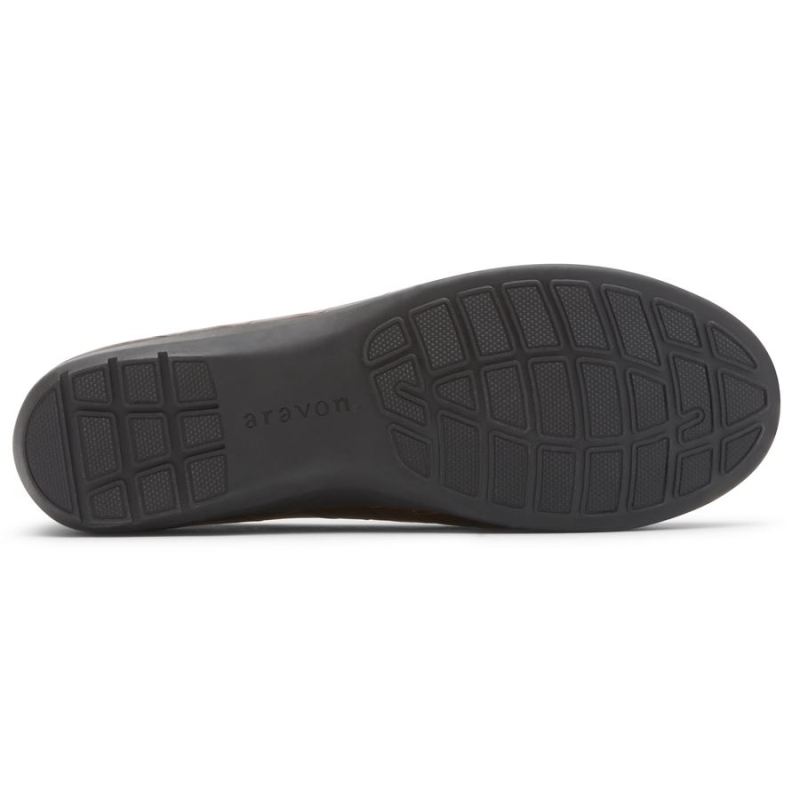 ROCKPORT ABBEY BIT MOCHILA FEMININO - MARROM CROCODILO