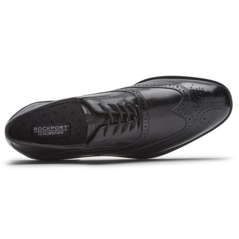 ROCKPORT TOTAL MOTION OFFICE MASCULINO COM BICO LISA PRETO