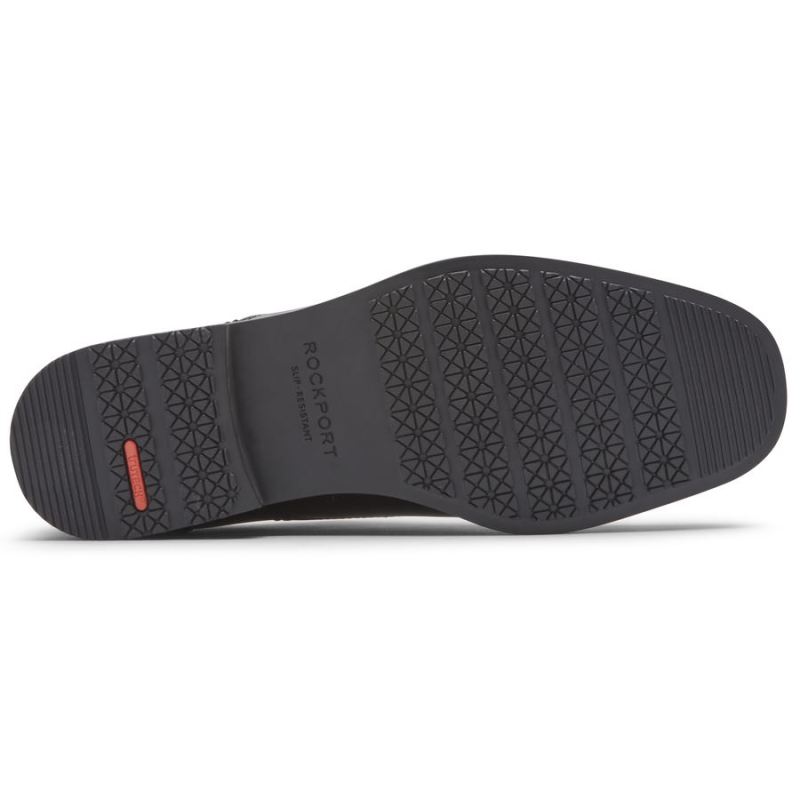 SAPATO MASCULINO ROCKPORT TAYLOR IMPERMEÁVEL SLIP-ON - PRETO