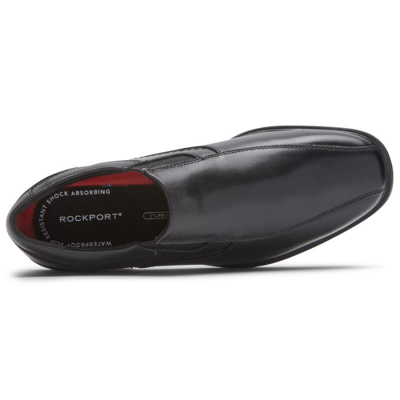 SAPATO MASCULINO ROCKPORT TAYLOR IMPERMEÁVEL SLIP-ON - PRETO