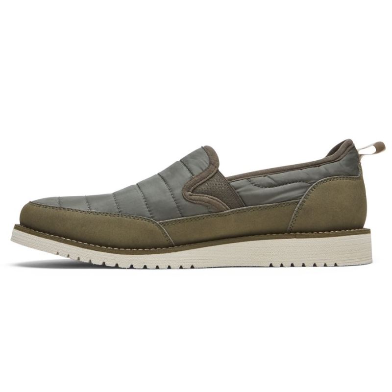 ROCKPORT AXELROD QUILTED SLIP-ON MASCULINO - VERDE