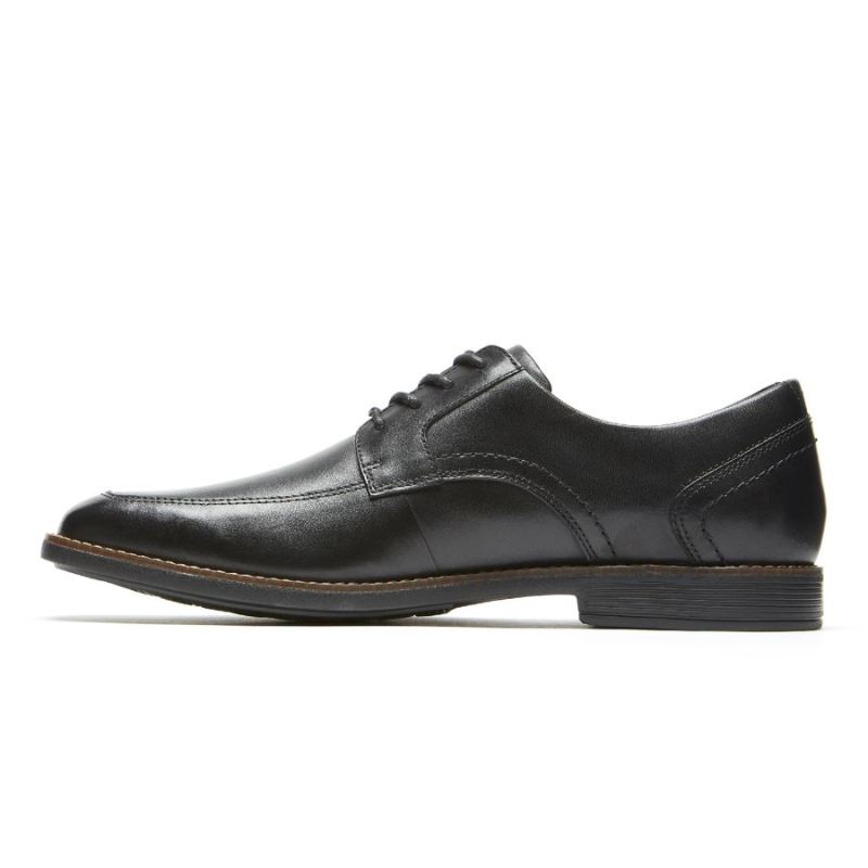 Bota masculina Rockport Slayter com bico avental, modelo Oxford-Preto