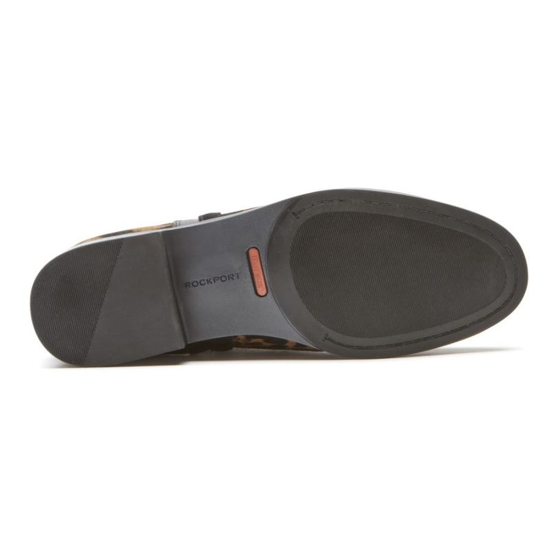 BOTA CHELSEA LARKYN FEMININA ROCKPORT - PELE DE LEOPARDO