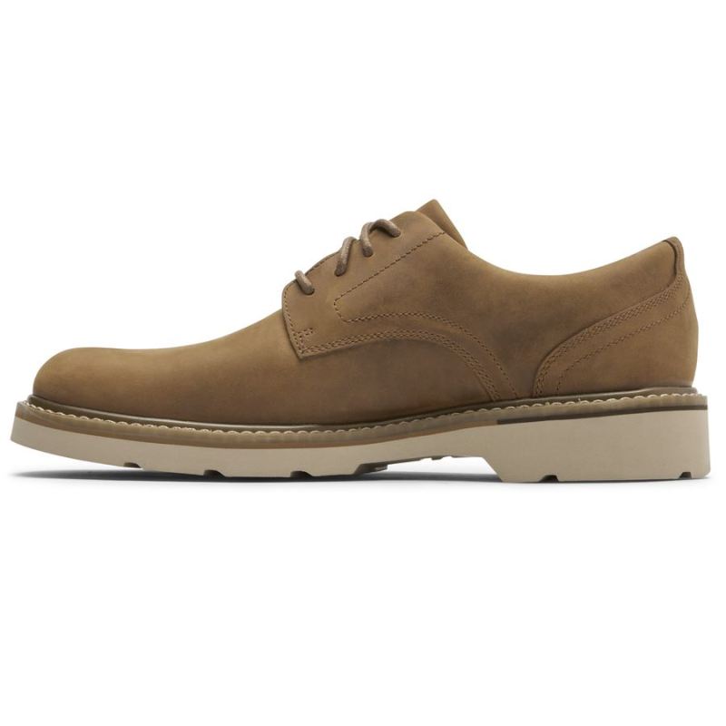 ROCKPORT Charlee Masculino com Biqueira Lisa Impermeável - Oxford - Spice