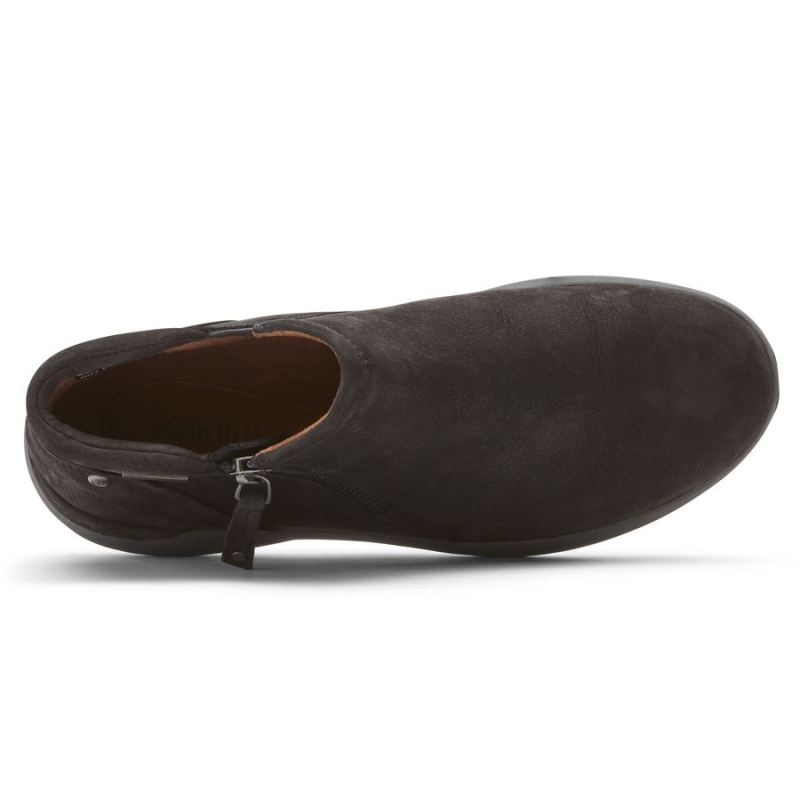 BOTA ROCKPORT FEMININA COBB HILL SKYLAR COM ZÍPER - À PROVA D'ÁGUA - PRETA