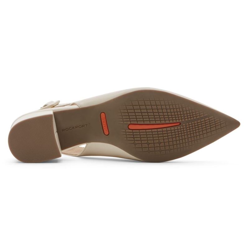BOLSA ROCKPORT TOTAL MOTION NOELLE FEMININASALTO - BAUNILHA