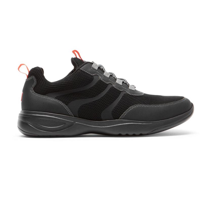 Tênis Rockport Metro Path Ghillie Masculino - Tela Preta