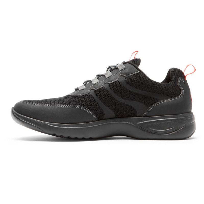 Tênis Rockport Metro Path Ghillie Masculino - Tela Preta