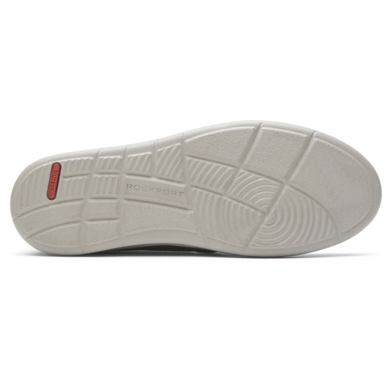 PANTURRILHA CALDWELL TWIN GORE MASCULINA ROCKPORT - COURO DE MALHA CINZA