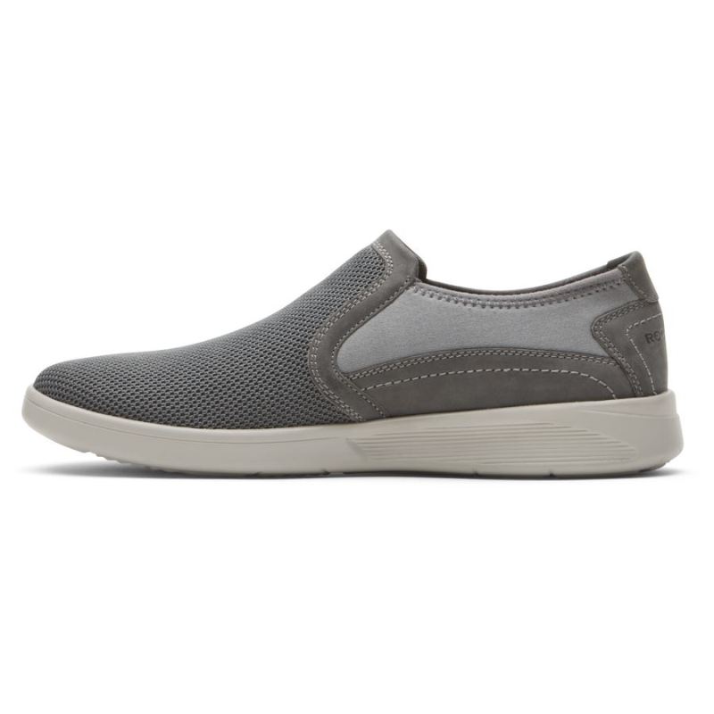 PANTURRILHA CALDWELL TWIN GORE MASCULINA ROCKPORT - COURO DE MALHA CINZA